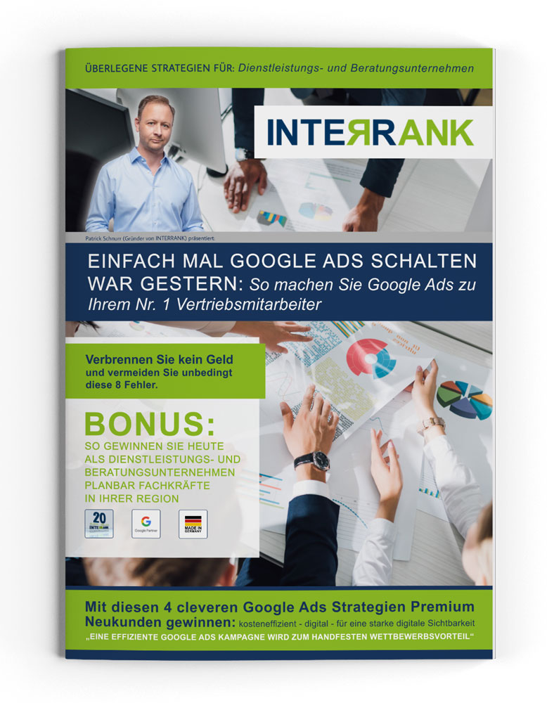 Fachreport - Google Ads für Dienstleister und Berater Fachreport - Google Ads für Dienstleister und Berater